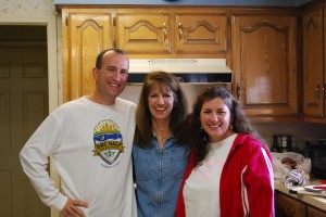 Uncle Brandon, Mom, and Aunt Kelly